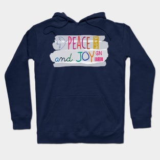 Peace Love and Joy on earth Hoodie